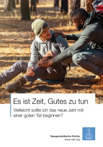 Es ist Zeit, Gutes zu tun. Vielleicht sollte ich das neue Jahr mit einer guten Tat beginnen?