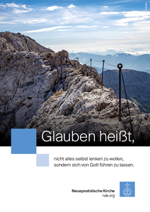 Glauben hei&szlig;t, nicht alles selbst lenken zu wollen, sondern sich von Gott f&uuml;hren zu lassen.